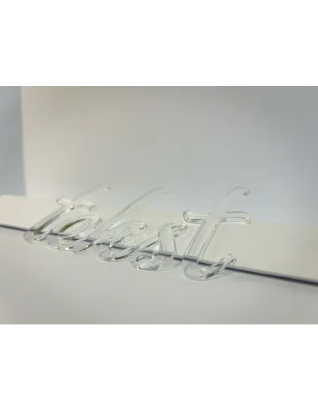 LITERY CYFRY NAPISY LOGO 3D z plexi 8 cm DOWOLNY NAPIS