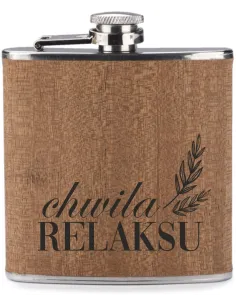 GRAWER Piersiówka 200 ml personalizowany prezent różne wzory Z TWOIM NAPISEM