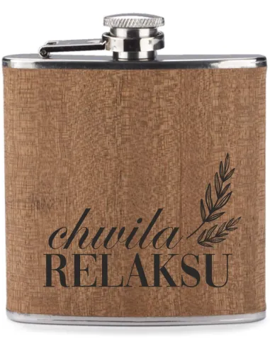 GRAWER Piersiówka 200 ml personalizowany prezent różne wzory Z TWOIM NAPISEM