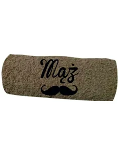 RĘCZNIK Z HAFTEM IMIENIEM napisem prezent 140x70