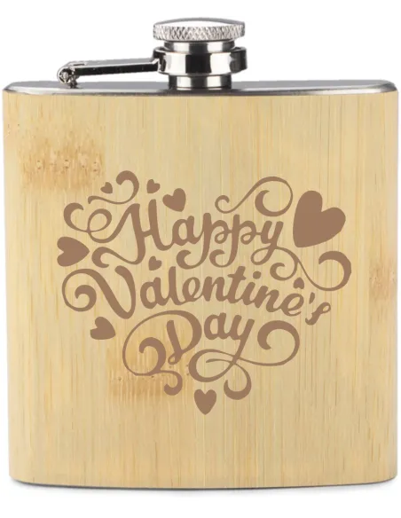 GRAWER Piersiówka 200 ml personalizowany prezent różne wzory NA WALENTYNKI