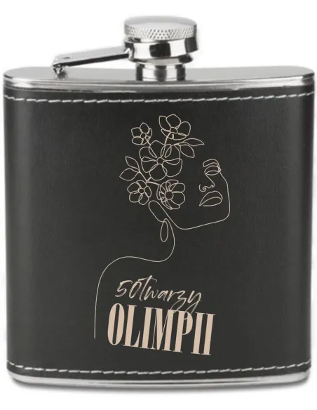 GRAWEROWANA Piersiówka 180 ml personalizowany prezent z TWOIM imieniem