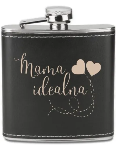 GRAWEROWANA Piersiówka 180 ml personalizowany prezent DLA MAMY