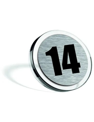 nierdzewna GRAWEROWANA TABLICZKA numerek NUMER CYFRA pokoju mieszkania na drzwi PLEXI LAMINAT