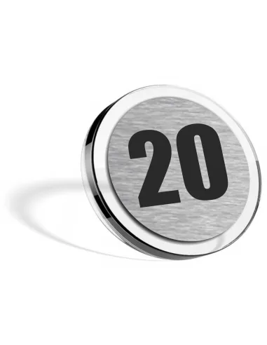 nierdzewna GRAWEROWANA TABLICZKA numerek NUMER CYFRA pokoju mieszkania na drzwi PLEXI LAMINAT 6 cm