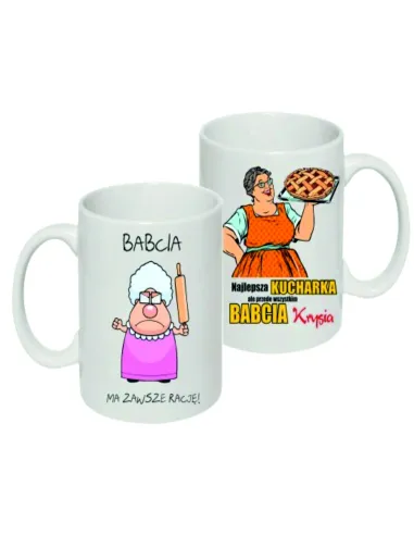 Kubek z nadrukiem dla babci