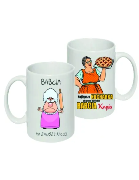 Kubek z nadrukiem dla babci