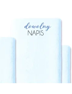 Ręcznik z HAFTEM Haftowany Personalizowany ręcznik LOGO firmy hotel 140x70 bawełna 50 szt