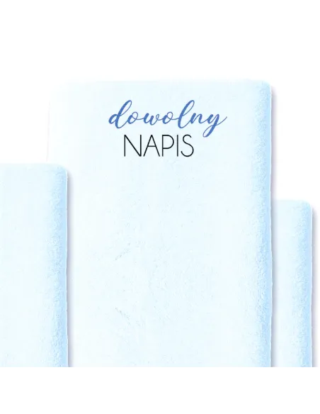 Ręcznik z HAFTEM Haftowany Personalizowany ręcznik LOGO firmy hotel 140x70 bawełna 50 szt