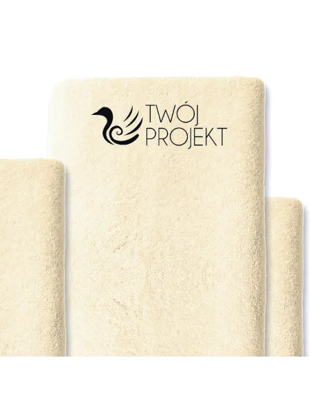 Ręcznik z HAFTEM Haftowany Personalizowany ręcznik LOGO firmy hotel 140x70 bawełna 100% 50 szt