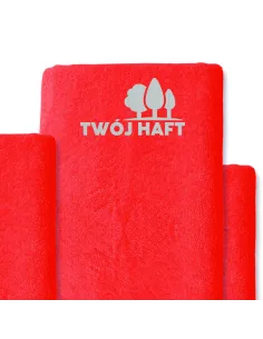 Ręcznik z HAFTEM Haftowany Personalizowany ręcznik LOGO firmy hotel 140x70 różne kolory 30 szt