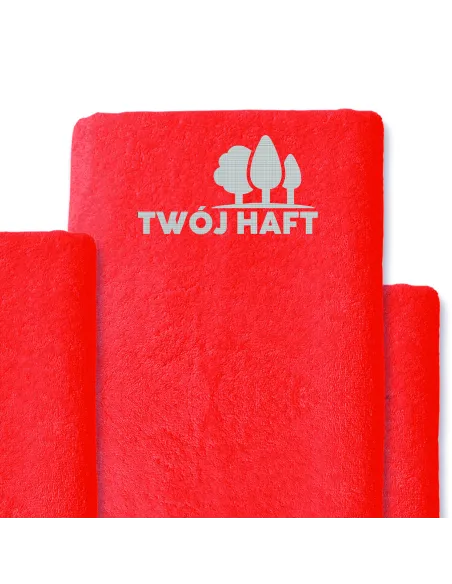 Ręcznik z HAFTEM Haftowany Personalizowany ręcznik LOGO firmy hotel 140x70 różne kolory 30 szt