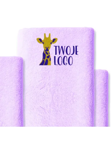 Ręcznik z HAFTEM Haftowany Personalizowany ręcznik bawełniany LOGO firmy hotel 140x70 cm 30 szt