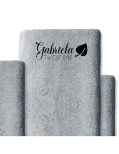 Ręcznik z HAFTEM Haftowany Personalizowany ręcznik LOGO firmy hotel 140x70 cm 10 szt różne kolory