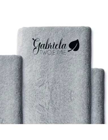 Ręcznik z HAFTEM Haftowany Personalizowany ręcznik LOGO firmy hotel 140x70 cm 10 szt różne kolory