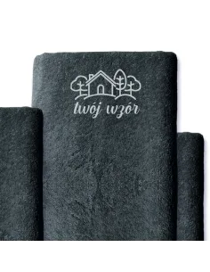 Ręcznik z HAFTEM Haftowany Personalizowany ręcznik LOGO firmy hotel 140x70 cm 10 szt dużo kolorów