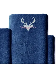 Ręcznik z HAFTEM Haftowany Personalizowany ręcznik LOGO firmy hotel 140x70 cm 5 szt różne kolory