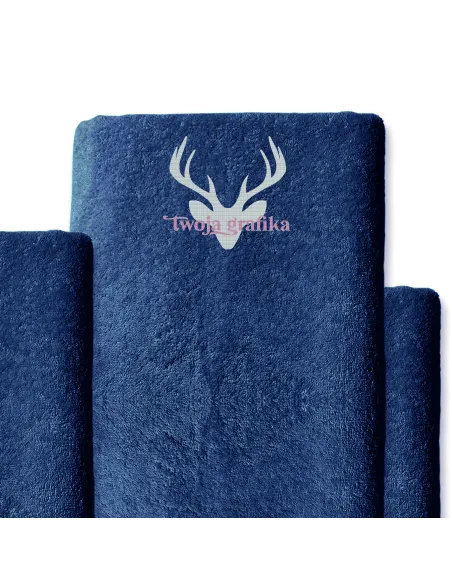 Ręcznik z HAFTEM Haftowany Personalizowany ręcznik LOGO firmy hotel 140x70 cm 5 szt różne kolory