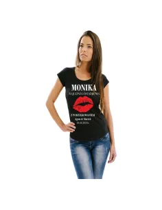 Koszulka z nadrukiem imię najlepsza świadkowa