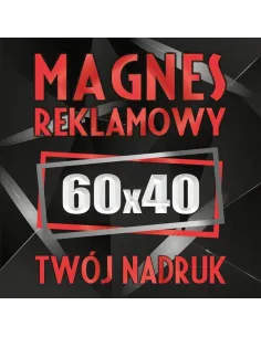 Magnesy reklamowe na samochód auto twoja reklama magnetyczna LOGO 60x40 cm