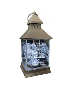 ZNICZ LAMPION stroik z GRAWEREM dla dziecka anioł