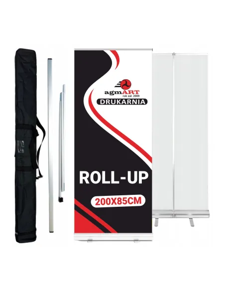 Roll up reklamowy 200x85 twoja REKLAMA z WŁASNYM LOGO BANER