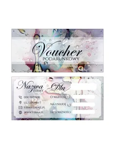 VOUCHERY PODARUNKOWE na zakupy lub usługi 60 szt. GOTOWY PROJEKT PREZENT