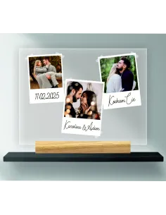 STATUETKA RAMKA TABLICZKA WASZE ZDJĘCIA wydruk na plexi prezent na walentynki