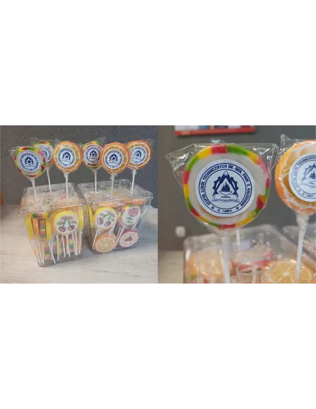 Lizaki Reklamowe z etykietą naklejką z twoim logo 500szt. gadżet firmowy