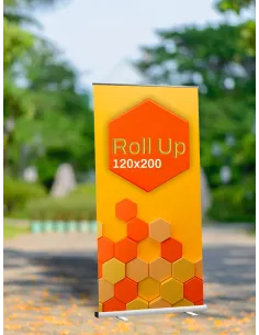 Roll up SYSTEM WYSTAWIENNICZY PROJEKT GRATIS TWOJE LOGO baner 120x200 cm
