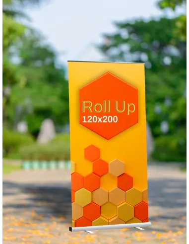 Roll up SYSTEM WYSTAWIENNICZY PROJEKT GRATIS TWOJE LOGO baner 120x200 cm