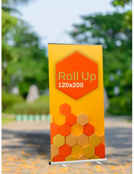 Roll up SYSTEM WYSTAWIENNICZY PROJEKT GRATIS TWOJE LOGO baner 120x200 cm