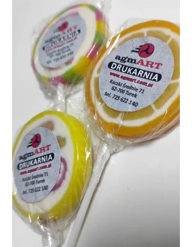 Lizaki Reklamowe z etykietą naklejką z twoim logo 500szt. gadżet firmowy