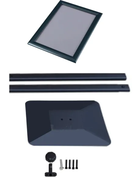 MENU BOARD A3 Stojak na menu informacyjny potykacz OWZ czarny