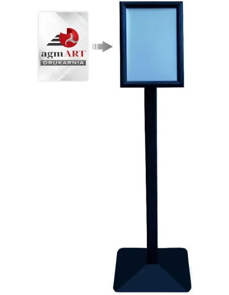MENU BOARD A3 Stojak na menu informacyjny potykacz OWZ czarny