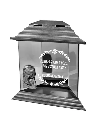 ZNICZ kapliczka z dedykacją GRAWEREM dla Taty Mamy