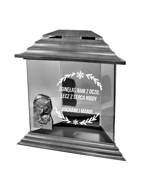 ZNICZ kapliczka z dedykacją GRAWEREM dla Taty Mamy