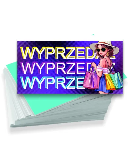 Wizytówki firmowe Foliowane 1000szt wiele wzorów WYPRZEDAŻ SALE