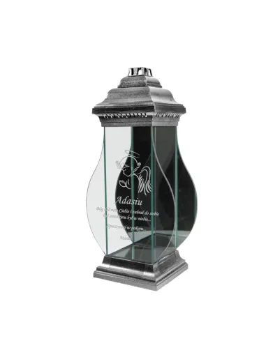 ZNICZ LAMPION personalizowany z dedykacją GRAWEREM