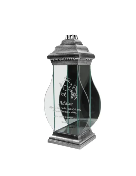 ZNICZ LAMPION personalizowany z dedykacją GRAWEREM