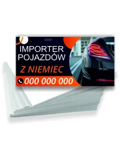 Wizytówki firmowe reklamowe 100szt różne wzory importer pojazdów