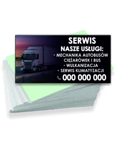 Wizytówki firmowe reklamowe 100szt różne wzory serwis