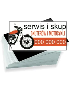 Wizytówki firmowe reklamowe 100szt różne wzory serwis i skup