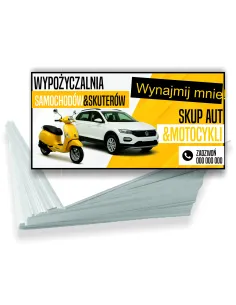 Wizytówki firmowe reklamowe 1000szt różne wzory wypożyczalnia