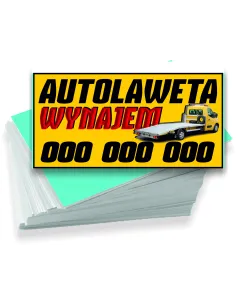 Wizytówki firmowe reklamowe 1000szt różne wzory autolaweta wynajem