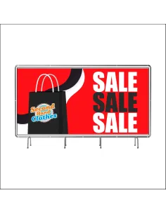 Reklamowy baner oczkowany 100x50 cm SALE