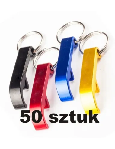 Otwieracz brelok z grawerem - 50 sztuk