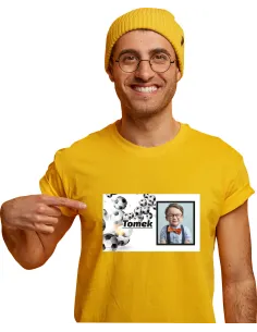 Koszulka z imieniem zdjęcie PREZENT dla PIŁKARZA