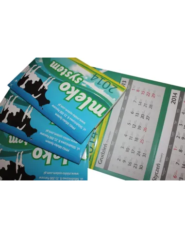 Kalendarze reklamowe jednodzielne 2024 - 100 szt.