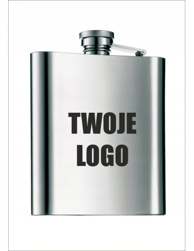 Piersiówki JAKOŚĆ logo firmy gadżet OKAZJA 10 szt.